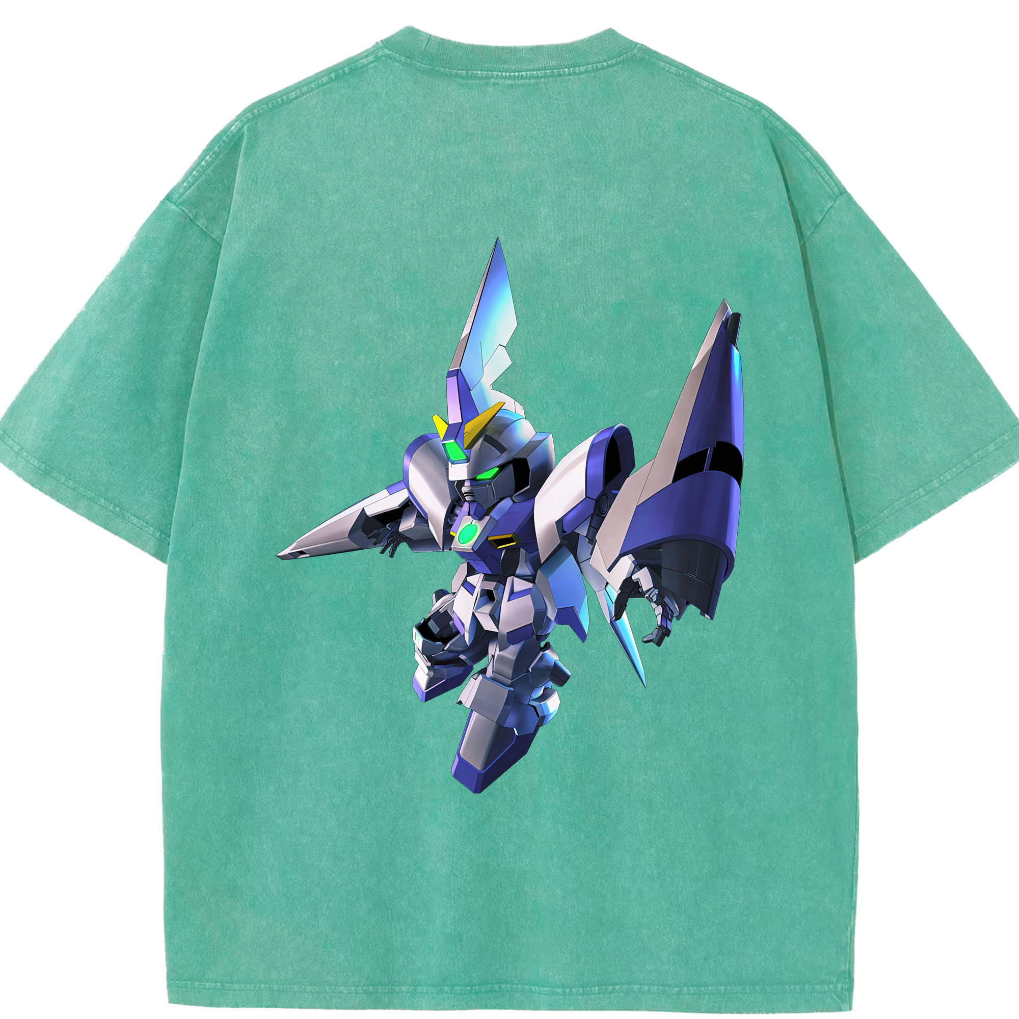 （画像用） 機動戦士ガンダム Mobile Suit Gundam 綿100% ヴィンテージ風 半袖Tシャツ（背面プリント）